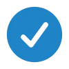 Icon Circle Check blue